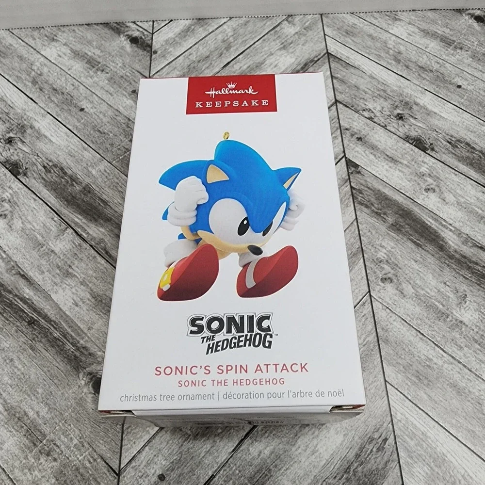 Hallmark Sonic the Hedgehog‎ Spin Attack Keepsake Christmas Ornament NEW!